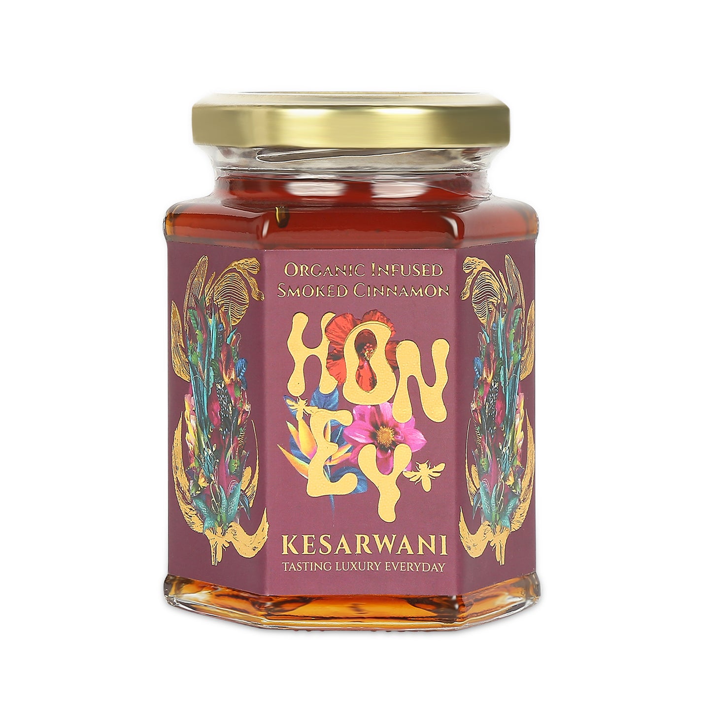 Smoked Cinnamon Infused Organic Honey