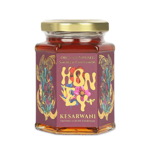 Smoked Cinnamon Infused Organic Honey